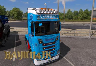 Scania S 2016 SCS Harpers Haulage skin 1.30