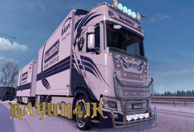 Scania S 2016 SCS Malmbergs skin by Kraker&NTM addon 1.30