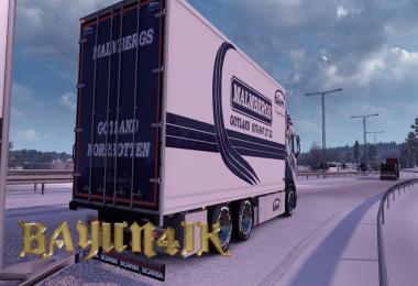 Scania S 2016 SCS Malmbergs skin by Kraker&NTM addon 1.30