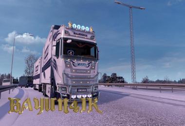 Scania S 2016 SCS Malmbergs skin by Kraker&NTM addon 1.30