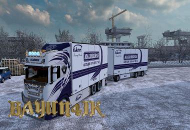 Scania S 2016 SCS Malmbergs skin by Kraker&NTM addon 1.30