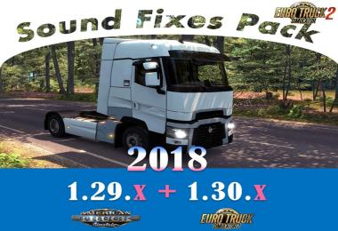 Sound Fixes Pack 2018 v18.1 for ATS