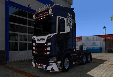 Squirrel Logistics Metallic skin for Scania R, S Next Gen 1.30.x
