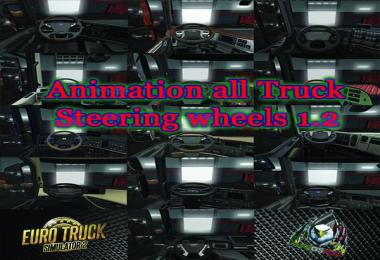Animation all Truck Steering Wheels v1.2 1.30