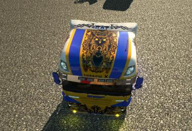 Daf XF 105 With Tattoo By Shadow X