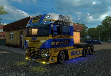 Daf XF 105 With Tattoo By Shadow X