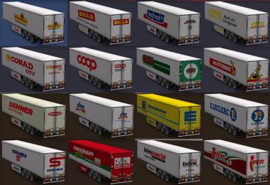 European supermarket trailers All versions