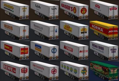 European supermarket trailers All versions