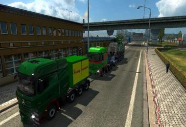 Heavy Haulage Convoy Mod for SCS 8x4s v1.0