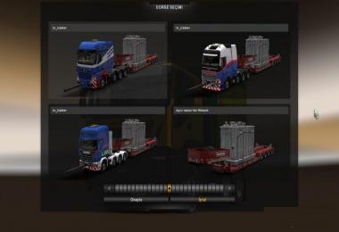 Heavy Haulage Convoy Mod for SCS 8x4s v1.0