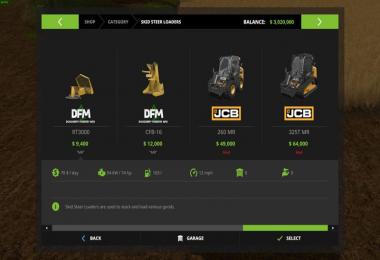 JCB Skid Steer Pack v1.0