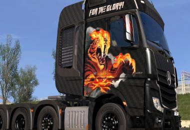Mercedes Benz Actros 2014 - For The Glory! Paintjob 1.30.x