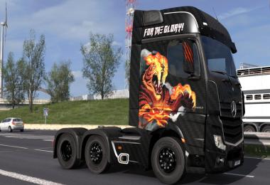 Mercedes Benz Actros 2014 - For The Glory! Paintjob 1.30.x