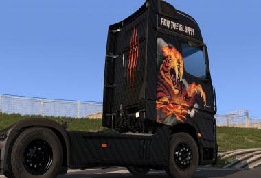 Mercedes Benz Actros 2014 - For The Glory! Paintjob 1.30.x
