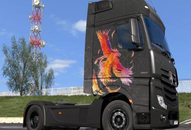 Mercedes Benz Actros 2014 - Rise Paintjob by l1zzy 1.30.x