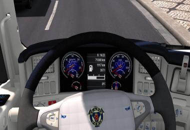 Scania R Blue White Interior v1.0