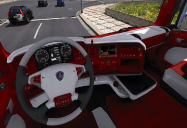 Scania R Red Interior 1.30.x