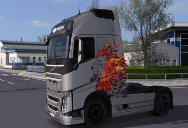 Volvo FH 2012 - I'm The King Metallic Paintjob by l1zzy