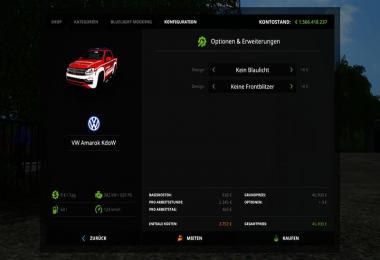VW Amarok KdoW v0.9 Beta