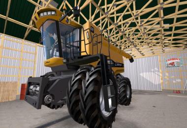 AGCO Challenger 680B with Dynaflex 9250 Header v1.0