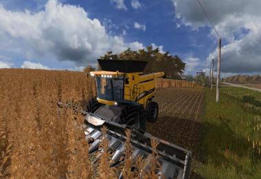 AGCO Challenger 680B with Dynaflex 9250 Header v1.0