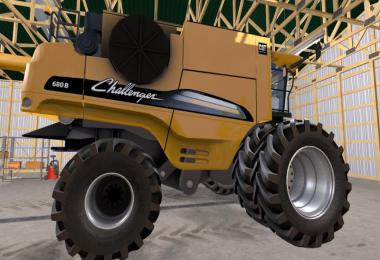 AGCO Challenger 680B with Dynaflex 9250 Header v1.0