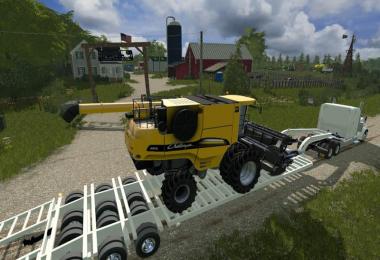 AGCO Challenger 680B with Dynaflex 9250 Header v1.0