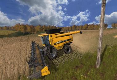 AGCO Challenger 680B with Dynaflex 9250 Header v1.0