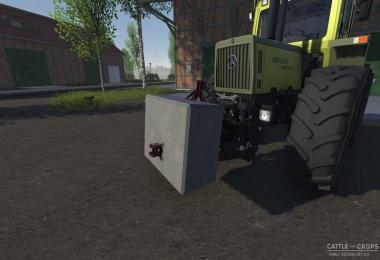 Concrete weight with tow pin v1.0