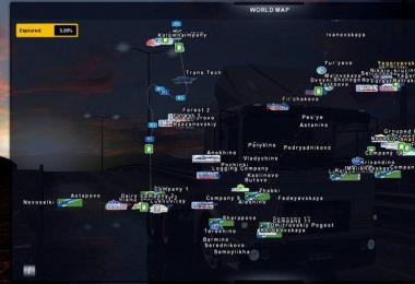 English Translation of the Moscow Region Map (Update)