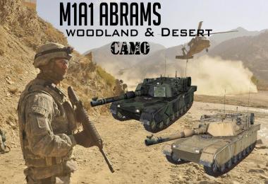 FS17 M1A1 Tank Desert & Woodland Camo v2.0