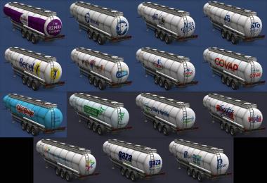 Milk tanker trailers All versions