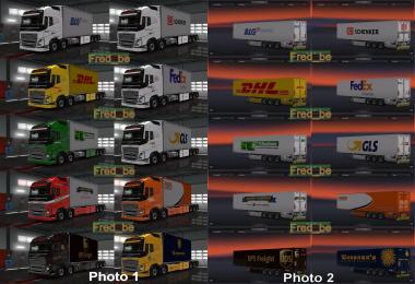 Pack Volvo FH 2012 Tandem (25 meters) 1.30.Xs