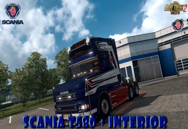 Scania T580 + Interior v1.0 by Caspian Custom Team 1.30.x