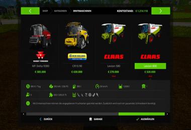  Claas Lexion 580/600 TT Pack v1.0.0