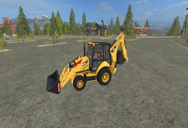 CAT Backhoe 420F v1