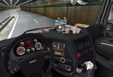 DAF XF 105 Interior, Sound, Dashboard v1.0