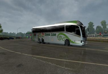 Irizari6 green line volvo bd Skins + Bus Hd Texture mod v1.01