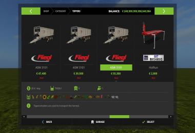 FLIEGL GIGANT ASW 3101 + TRAILER HITCH v1.1.0