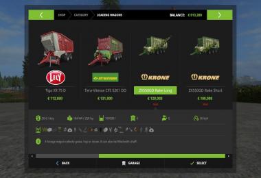 Krone X550GD Rake v1.0