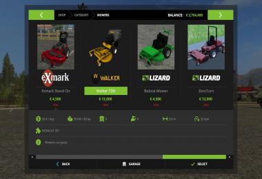 Mower Pack With New Zero Turn v1.0