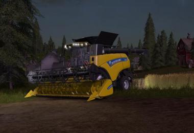 New Holland Schneidwerke and trailer v1