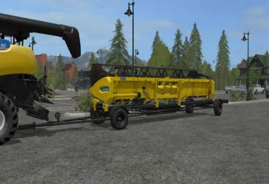 New Holland Schneidwerke and trailer v1