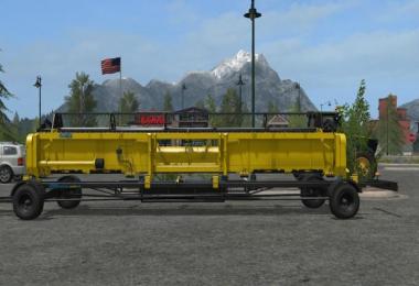 New Holland Schneidwerke and trailer v1