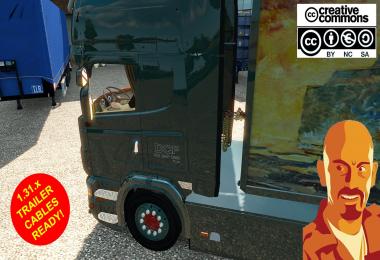 SCANIA DQF FLOWER SHUTTLE (RECOVERED) ETS2 1.31.x