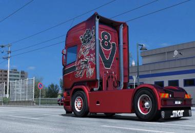 Scania R (RJL) - Split Paintjob (METALLIC) by l1zzy