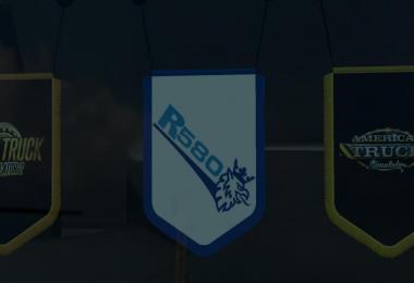 Scania R series 580 Flags & Pennant v1.0