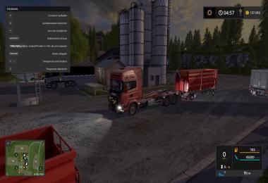 Scania V8 hook lift with rail trailer v1.0.4.1