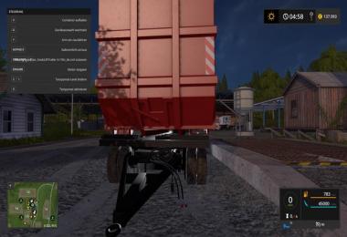 Scania V8 hook lift with rail trailer v1.0.4.4