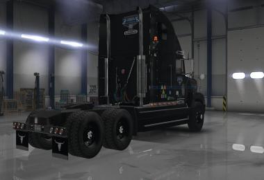 Uncle D Logistics VTC Freightliner FLD V2.0 ONLY Black Skin v1.1